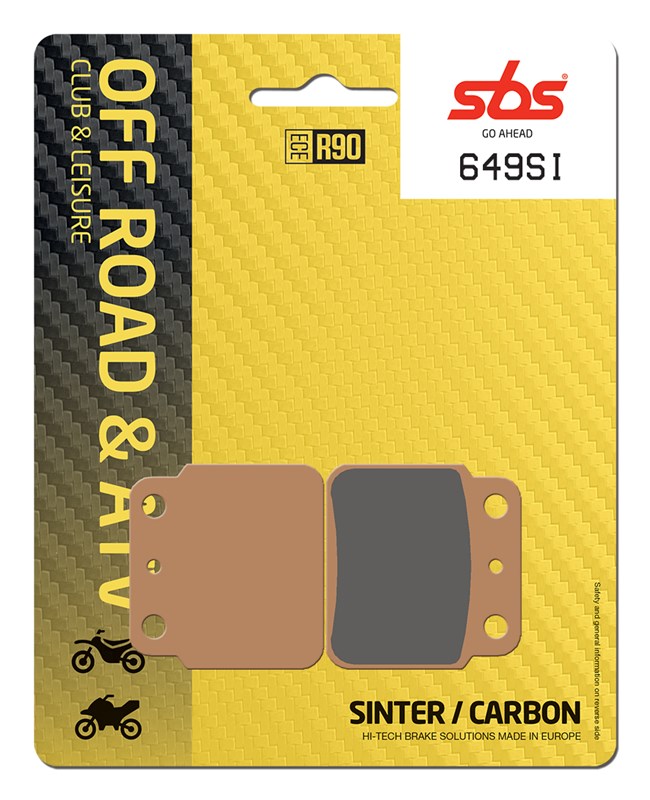 SBS brake pads KH137 OFF-ROAD sinteredcolour gold (649SI)